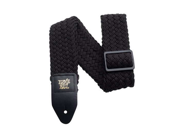 Ernie Ball Raven Black Polyspun Strap